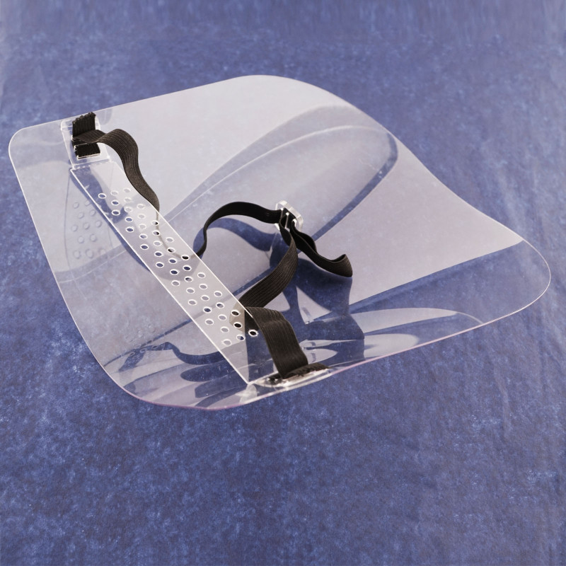 Lightweight face shield.