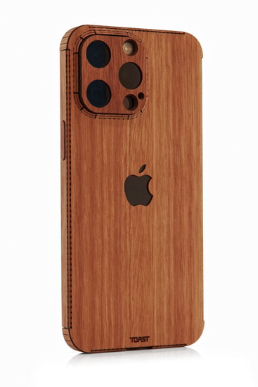 Toast Wood Cover for iPhone 15, 15 Plus, 15 Pro, 15 Pro Max