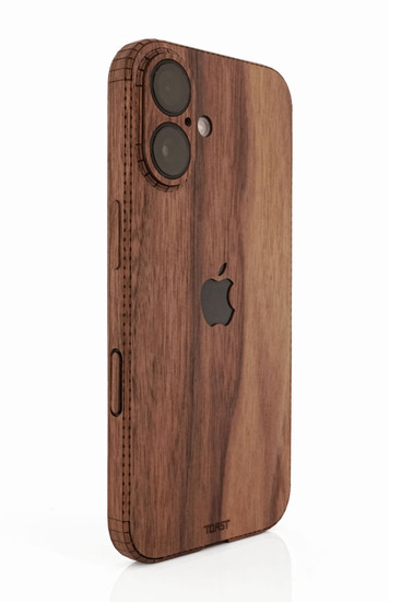 Toast Wood Cover for iPhone 16, 16 Plus, 16 Pro, 16 Pro Max