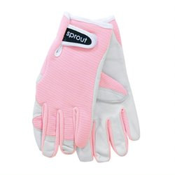 Ladies Garden Gloves - Crystal Pink "Soft on the Skin" "Autumn Sale"