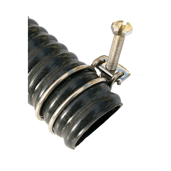 25mm Spiral Stainless Steel Pond Hose Clamp - Set of 4