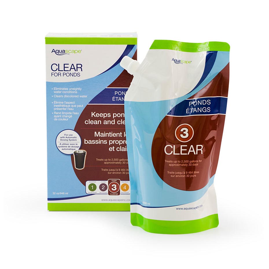 CLEAR FOR PONDS - Auto Dosing System : 946ml Pouch