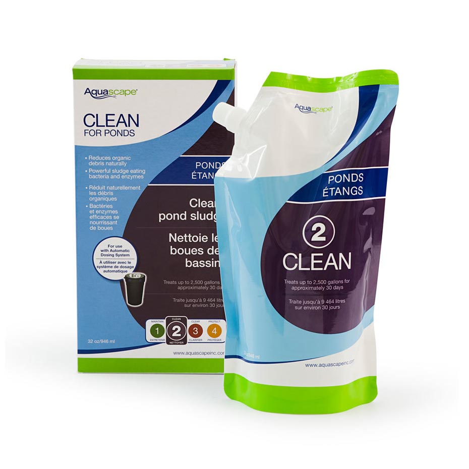 CLEAN FOR PONDS - Auto Dosing System : 946ml Pouch