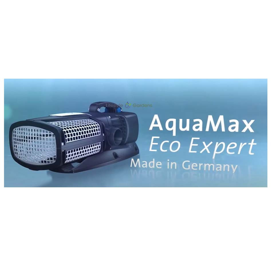 OASE AquaMax Eco Expert side view Stainless Steel Grid 11mm intake hole sizes