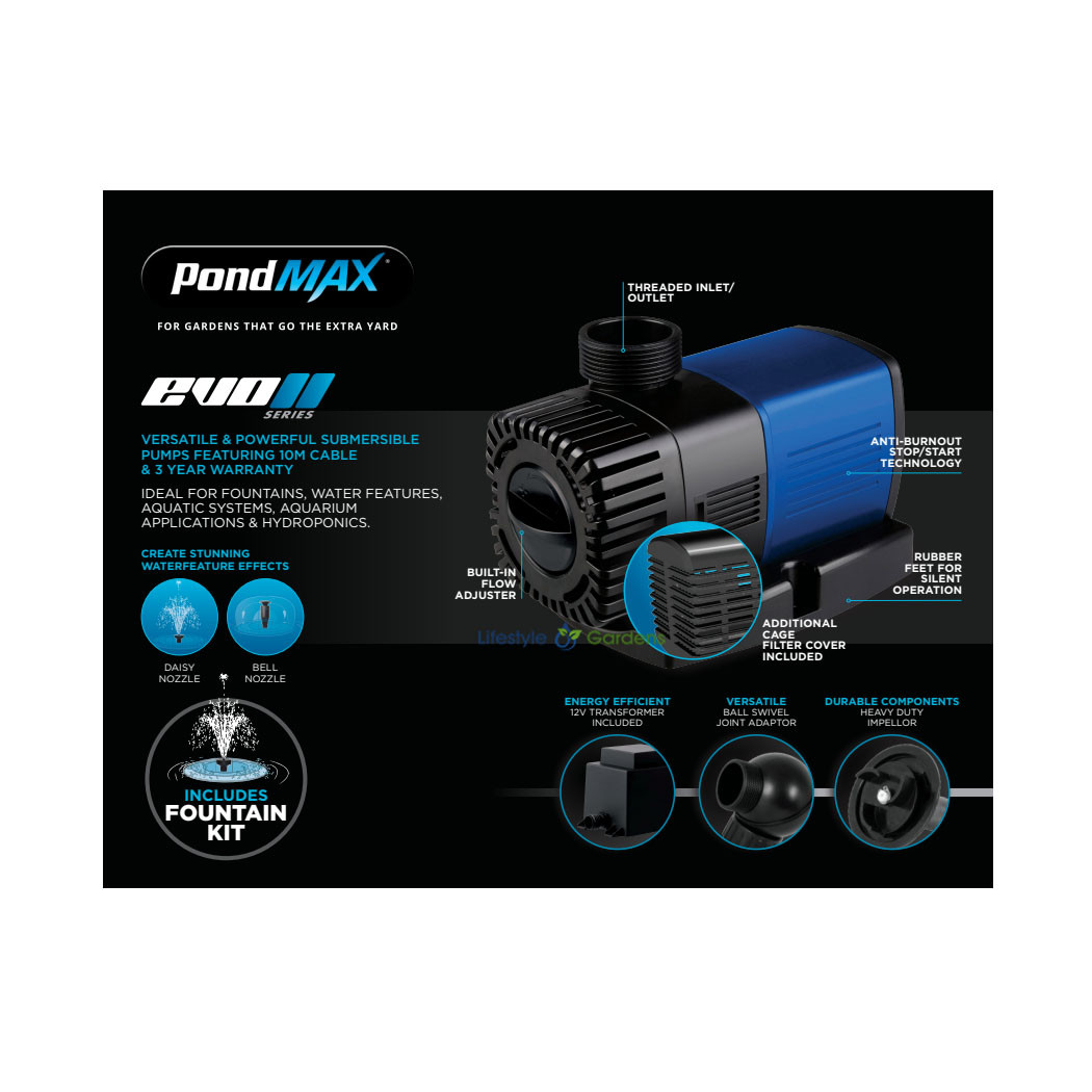 PondMAX EV 2910 - DC Low Voltage Pump