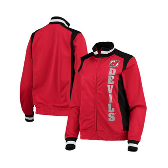 Women's Red New Jersey Devils On Deck Jacket