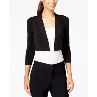Three-Quarter-Sleeve Bolero Cardigan