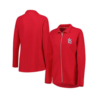 Women's Red St. Louis Cardinals Aruba Raglan Full-Zip Jacket
