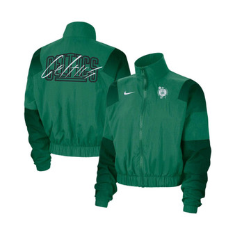 Women's Kelly Green Boston Celtics Wordmark Courtside Full-Zip Jacket