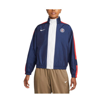 Women's Navy Paris Saint-Germain Essential Anthem Full-Zip Jacket