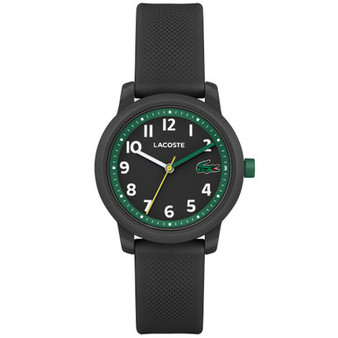Kids L.12.12 Light Black Silicone Strap Watch 32mm