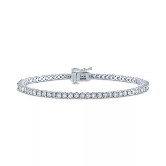 Diamond Skinny Tennis Bracelet (3/4 ct. t.w.) in Sterling Silver, 14k Gold-Plated Sterling Silver or 14k Rose Gold-Plated Sterling Silver