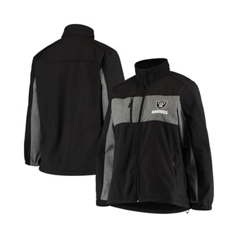 Women's Black Las Vegas Raiders Zephyr Softshell Full-Zip Jacket