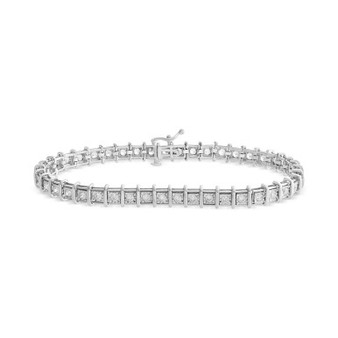 Diamond Tennis Bracelet (2 ct. t.w.) in 14k White or Yellow Gold