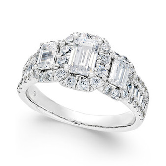 Diamond Engagement Ring (2 ct. t.w.) in 14k White Gold