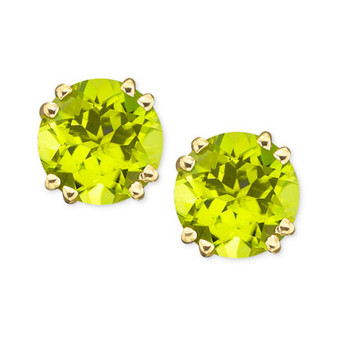 14k Gold Peridot Stud Earrings (4 ct. t.w.)
