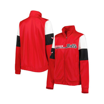 Women's Red Chicago Bulls Change Up Full-Zip Track Jacket