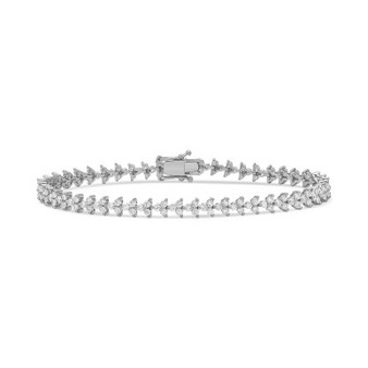 Diamond Mini Cluster Tennis Bracelet (3 ct. t.w.)