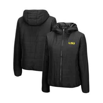 Women's Black LSU Tigers Arianna Full-Zip Puffer Jacket