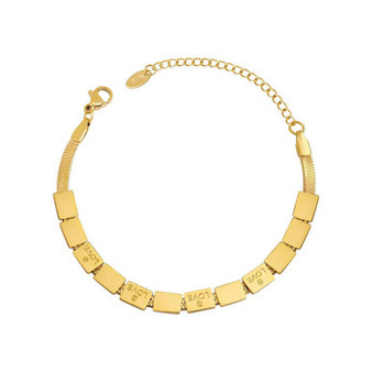 Love 18K Gold Plated Bracelet