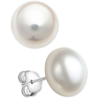 Cultured Freshwater Pearl (13mm) Stud Earrings