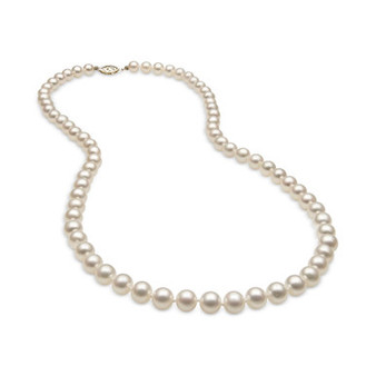 Cultured Freshwater Pearl (6mm) Strand in 14k Gold, 20"
