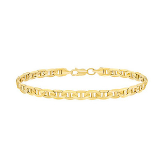 Men's Solid Mariner Chain Bracelet (5-5/8mm) in 10k Gold