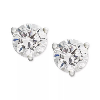 Certified Near Colorless Diamond Stud Earrings in 18k White Gold or Gold (1/4 ct. t.w.)