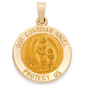 Guardian Angel Pendant in 14k Gold
