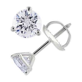 Diamond Stud Earrings (1 ct. t.w.) in 14K White Gold