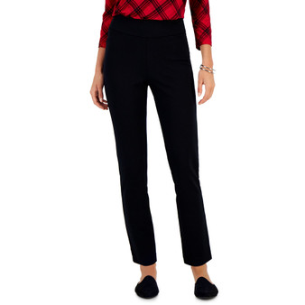 Cambridge Petite Tummy-Control Ponté-Knit Pants, Created for Macy's