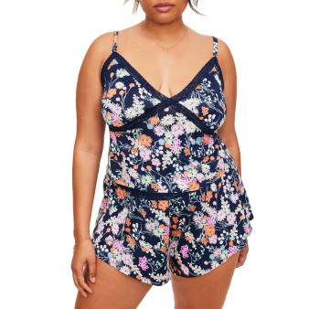 Lila Women's Plus-Size Pajama Cami & Shorts Set