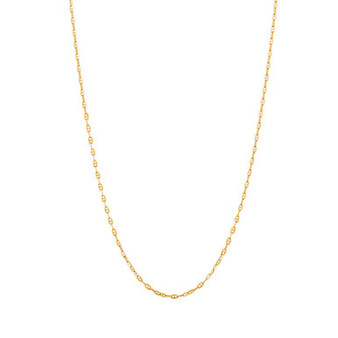 Polished 18" Mariner in 10K Yellow Gold