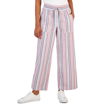 Women's Striped Cotton Pants