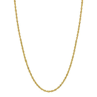 Singapore Link 18" Chain Necklace (1.1mm) in 18k Gold