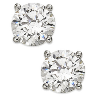 Diamond Stud Earrings (1-1/4 ct. t.w.) in 14k White Gold