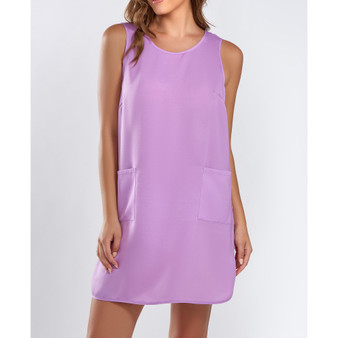 Women's Peyten Satin Sleeveless Nightgown with Pockets