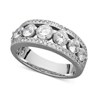 Certified Diamond Band Ring in 14k White Gold (2 ct. t.w.)