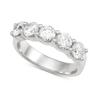 IGI Certified Lab Grown Diamond Anniversary Band (2 ct. t.w.) in 14k White or Yellow Gold