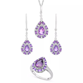 Amethyst Multi-Gemstone Jewelry Collection