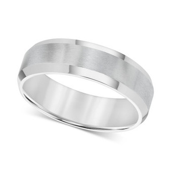 Men's Stainless Steel Ring, Smooth Comfort Fit Wedding Band