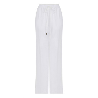 Women's Wide Leg Linen Pants