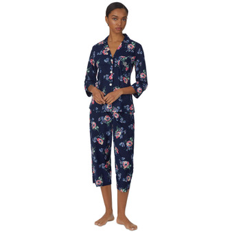 Petite 2-Pc. Cotton Cropped Pajamas Set