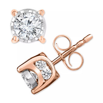 Diamond Stud Earrings (3/4 ct. t.w.) in 14k White Gold, Rose Gold or Gold