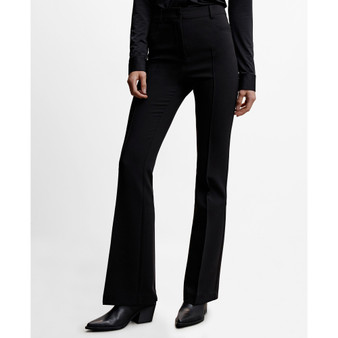 Women's Pleat Flare Trousers