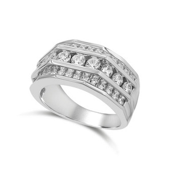Men's Diamond  (2 ct. t.w.) Ring in 10K White Gold