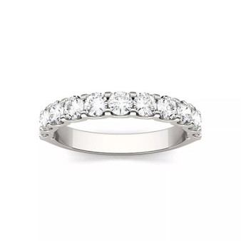 Moissanite Anniversary Band 1-1/10 ct. t.w. Diamond Equivalent in 14k White or Yellow Gold