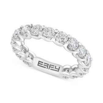 EFFY® Diamond Eternity Band (3 ct. t.w.) in 14k White Gold