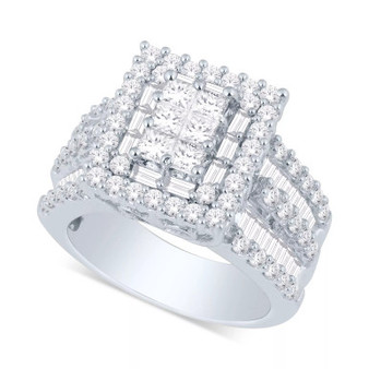 Diamond Ring (3 ct. t.w.) in 14k Gold or White Gold