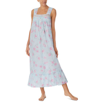 Women's Cotton Floral Maxi Nightgown